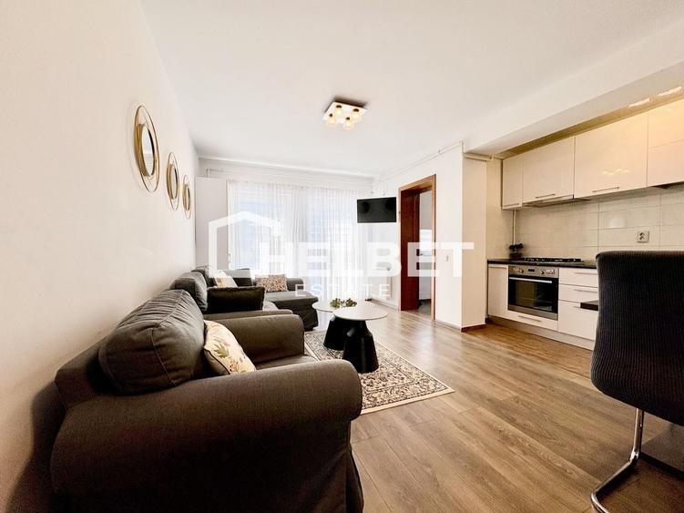 Apartament cu 2 camere, mobilat în Tractorul