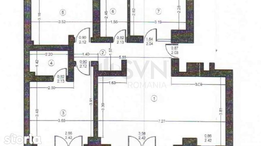Apartament cu 3 camere, mobilat în Aviatorilor