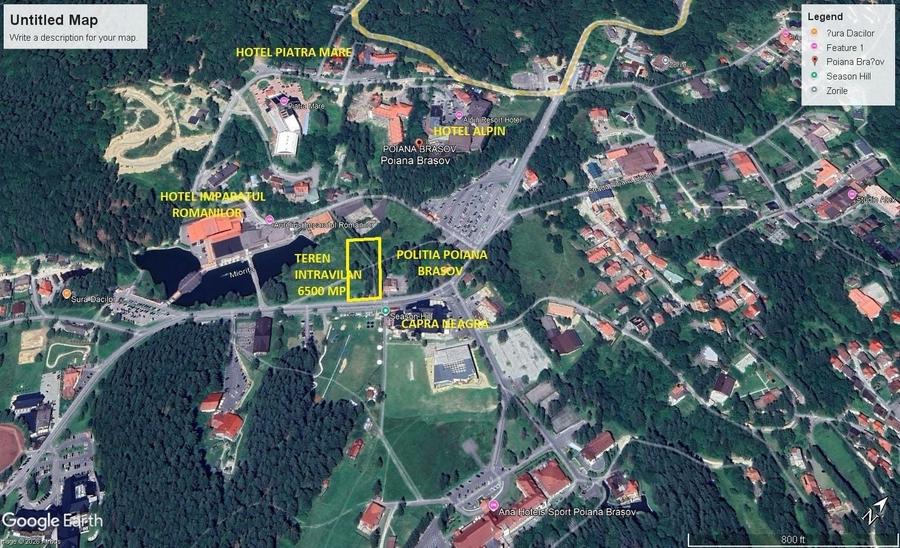 Teren Construcții intravilan de 6500 mp, în Poiana Brașov
