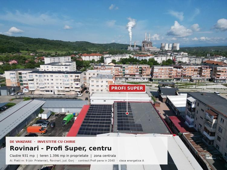 Spatiu comercial inchiriat Profi Super Rovinari, 921 mp