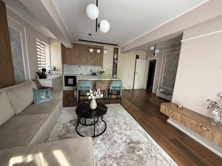 Apartament cu 2 camere, mobilat în Romanești