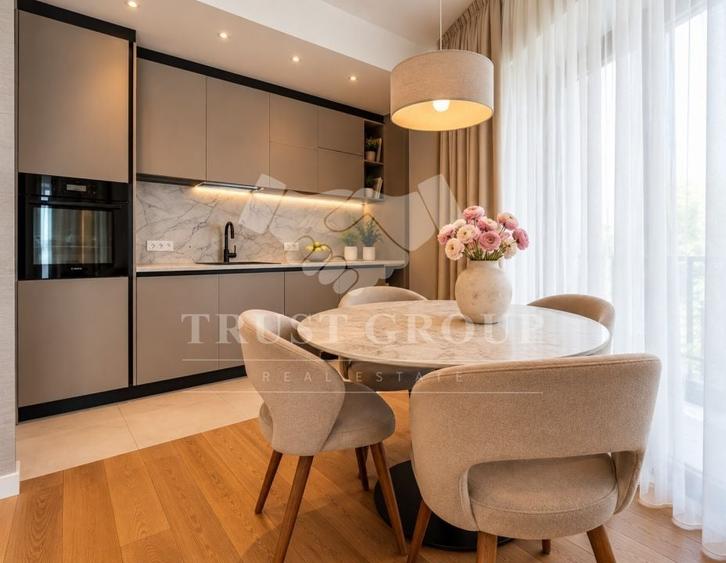 Apartament cu 3 camere semidecomandat, mobilat în Barbu Văcărescu