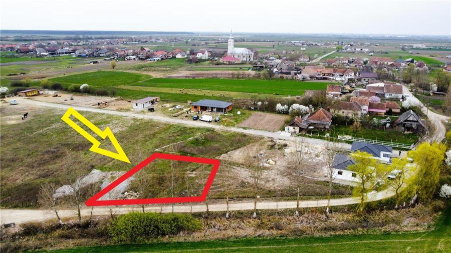 Teren Construcții intravilan de 500 mp, în Sud