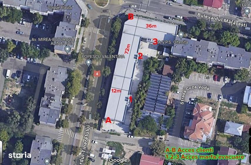 Spațiu comercial, de 3,600 mp, în Ultracentral