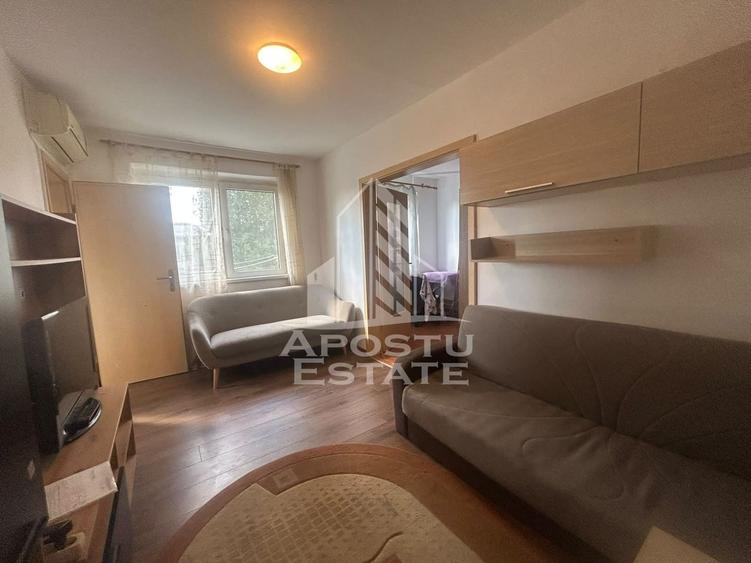Apartament cu 2 camere semidecomandat, mobilat în Șagului