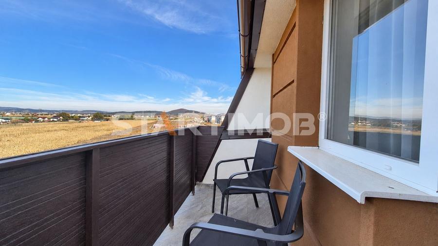 Apartament cu 2 camere decomandat, mobilat în Sânpetru
