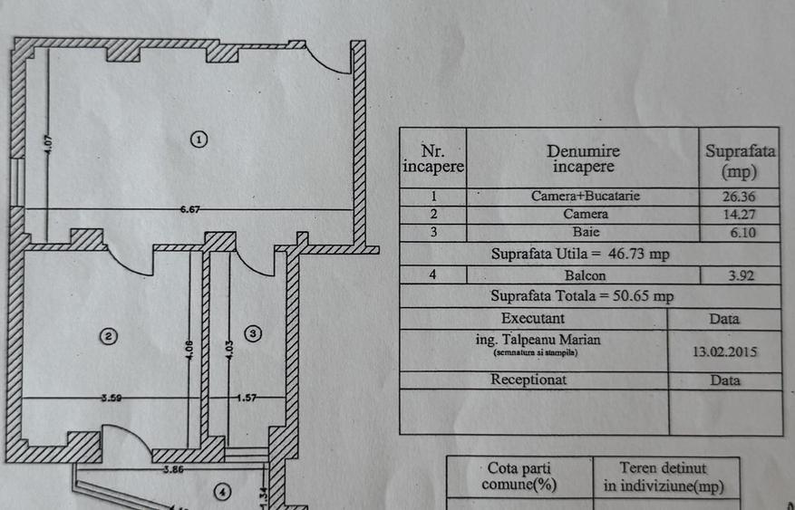 Apartament cu 2 camere decomandat, mobilat în Nerva Traian