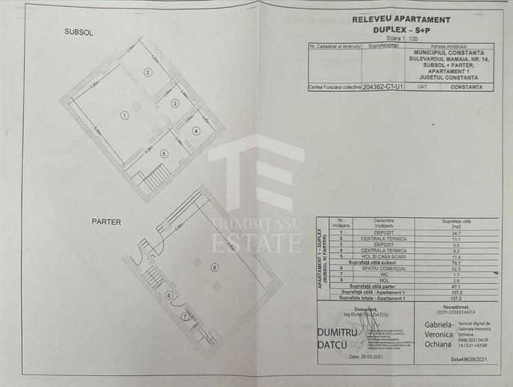 Spațiu comercial, de 137 mp, în Central