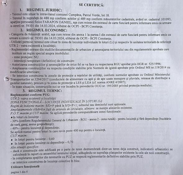 Spațiu comercial, în Cumpăna