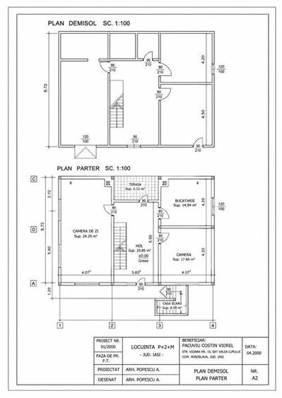 Casă individuală cu 5 camere cu Teren 6400 Mp în Aroneanu