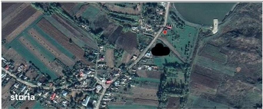 Teren de 2500 mp, în Roman