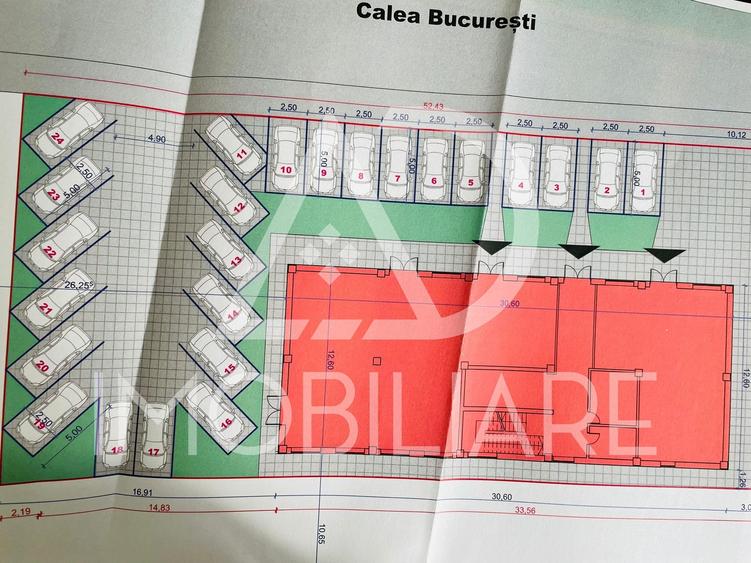 Spațiu comercial, de 600 mp, în Central