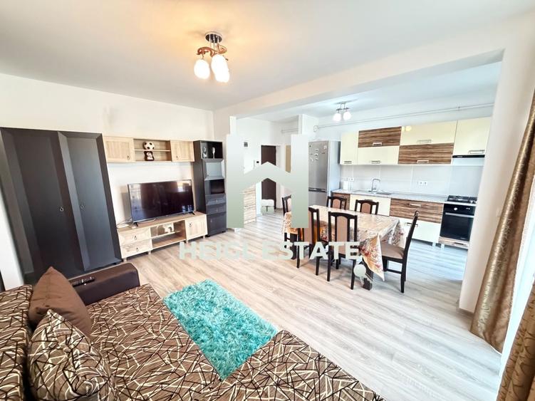 Apartament cu 2 camere semidecomandat, mobilat în Giroc