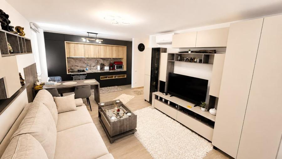 Apartament cu 2 camere semidecomandat, mobilat în Astra