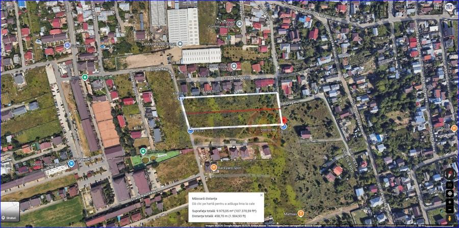 Teren Construcții intravilan de 10000 mp, în Bragadiru