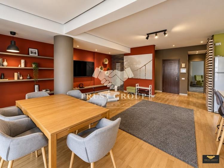 Apartament cu 4 camere decomandat, mobilat în Herăstrău