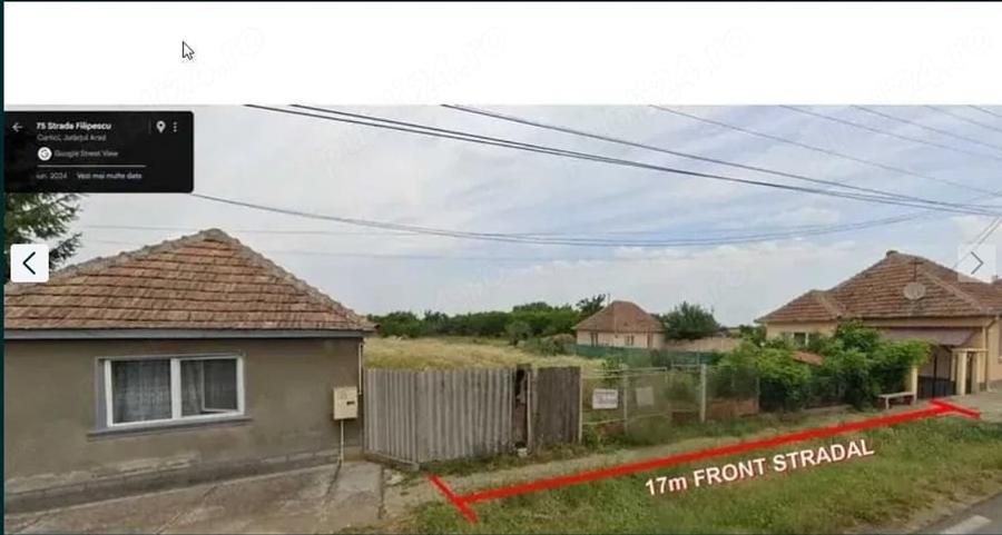 Teren de 2032 mp, în Central