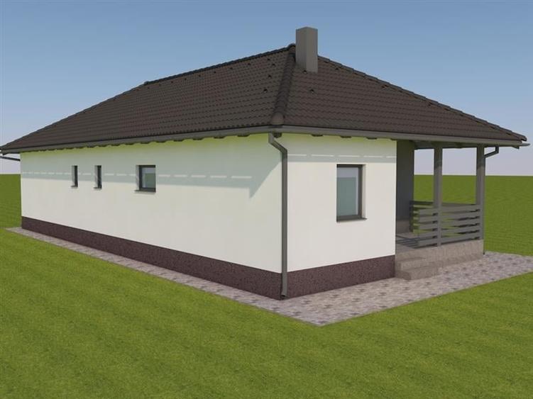 Casă individuală cu 4 camere cu Canalizare în Lăzarea
