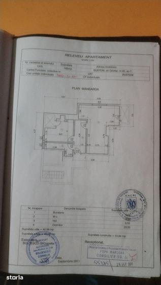 Apartament cu 2 camere în Central