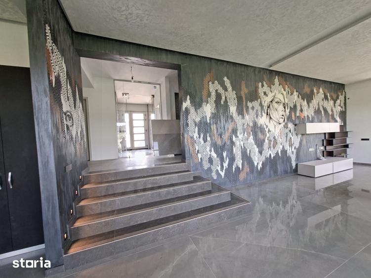 Casa moderna 229 mp utili garaj piscina terasa balcon Cisnadioara - 16