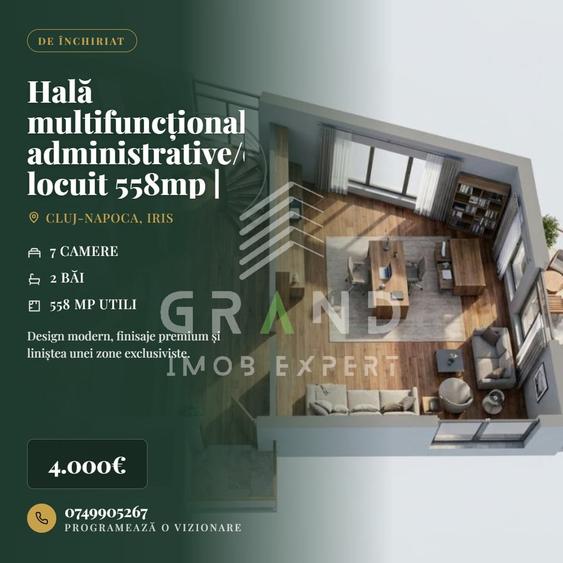 Spațiu industrial, de 558 mp, în Iris