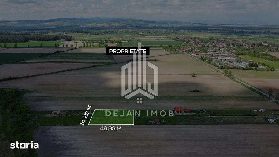 Teren de 687 mp, în Reci