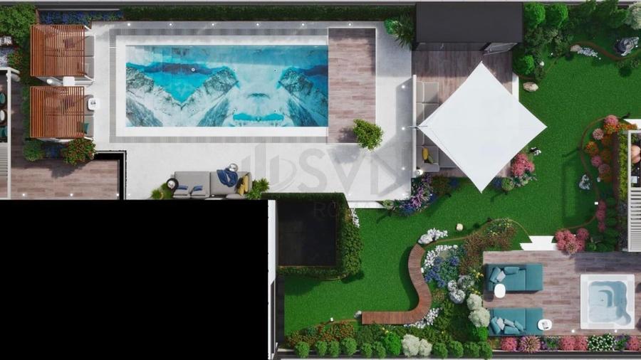 REA1028174 Penthouse spectacolos Aviatiei 790 mp cu piscina pe terasa - 6
