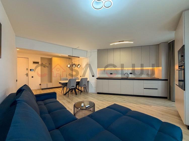 Apartament cu 2 camere semidecomandat, mobilat în Zorilor