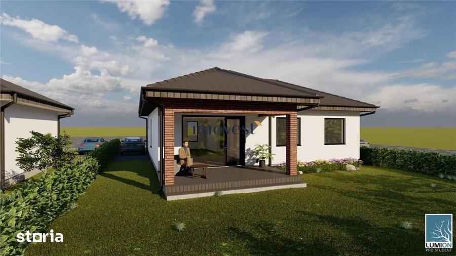 Casa Noua Semifinisata de Vanzare | 3 Dormitoare | 500 mp teren | Peti - 3