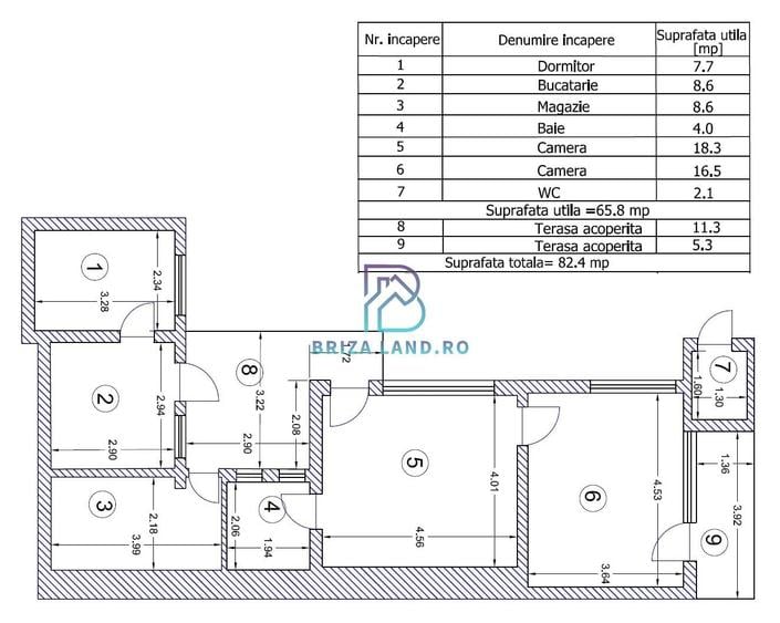 Bucurestii Noi, Laminorului, casa 108mp, 3 camere, 2 bai, teren 245mp - 10