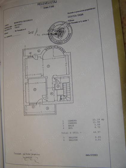 Casă cu 6 camere cu Teren 180 Mp în Băneasa