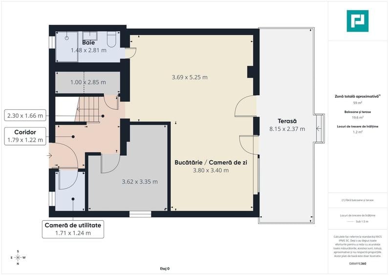 Duplex cu 4 camere cu Canalizare în Covaci