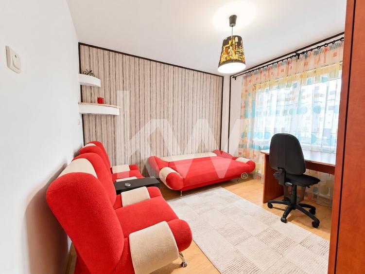 Apartament cu 3 camere decomandat, mobilat în Vlahuță