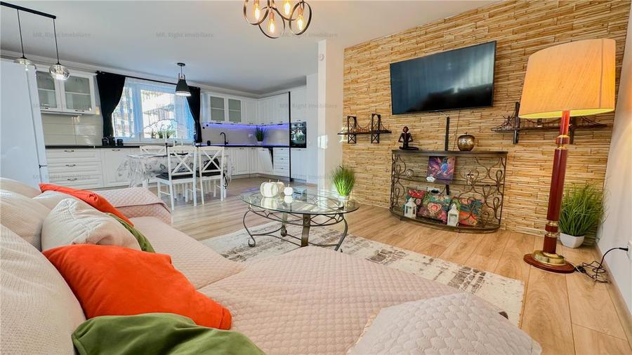 Apartament cu 2 camere decomandat, mobilat în Tractorul