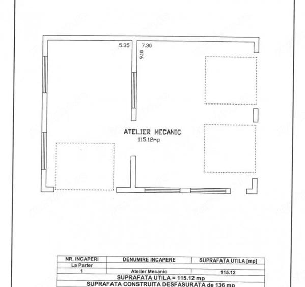 Spațiu comercial, de 405 mp, în Central