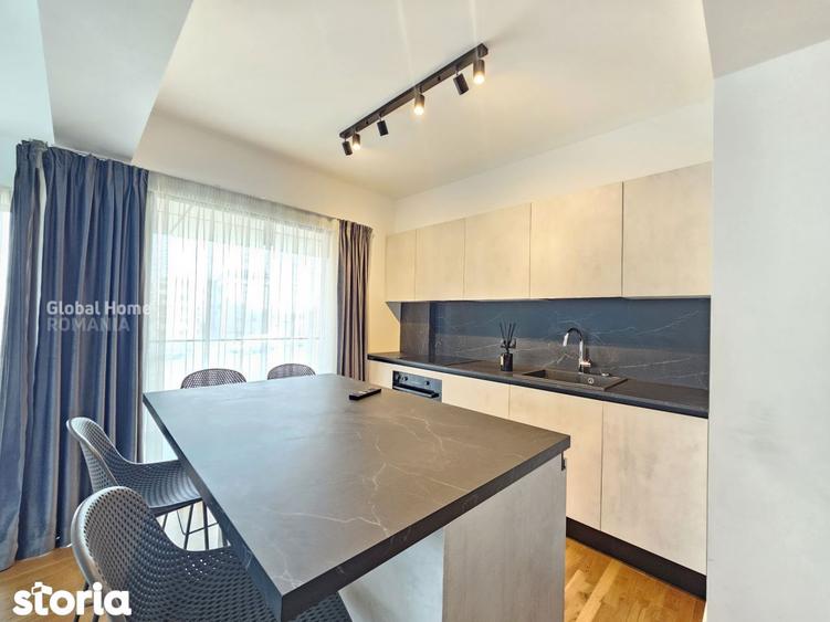 Apartament cu 2 camere decomandat, mobilat în Băneasa