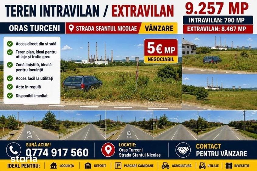 Teren de 9257 mp, în Central