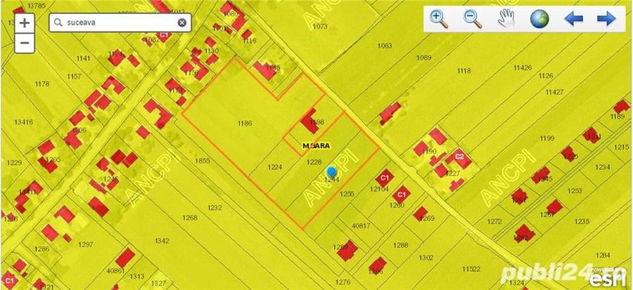 Teren de 12300 mp, în Moara