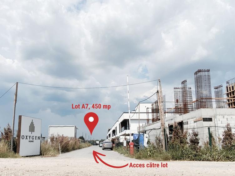 Teren Construcții intravilan de 450 mp, în Pipera