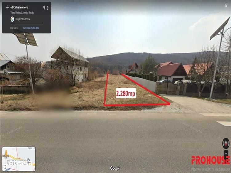 Teren de 2280 mp, în Mărgineni