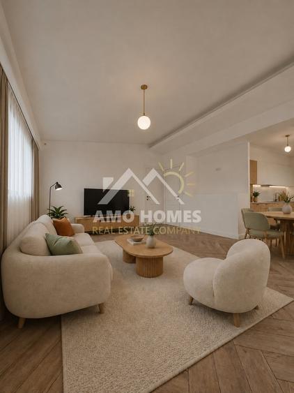 Apartament cu 2 camere semidecomandat în Domenii
