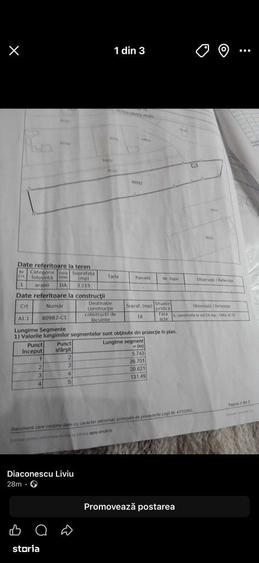 Teren de 3215 mp, în Central