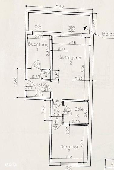 Apartament cu 2 camere în Paltiniș