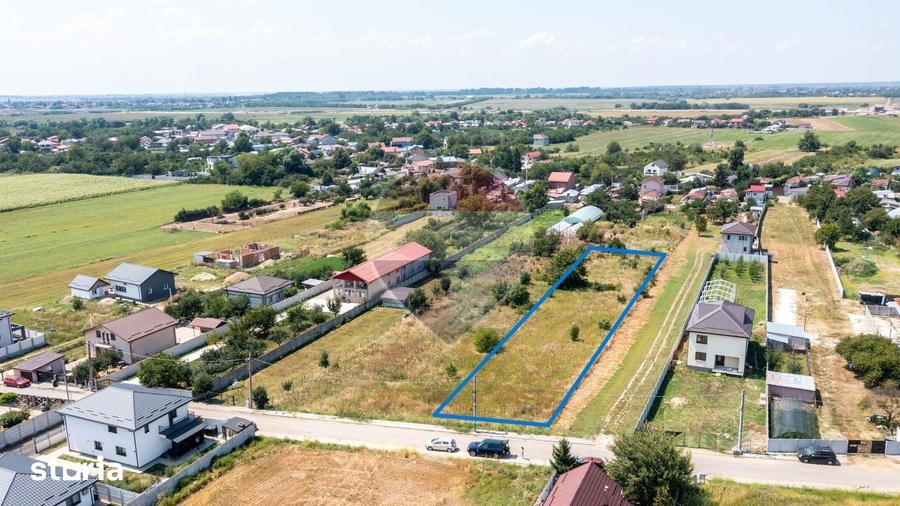 Teren de 1970 mp, în Dragomirești-Vale
