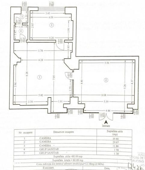 Spațiu comercial, de 80 mp, în Păcurari