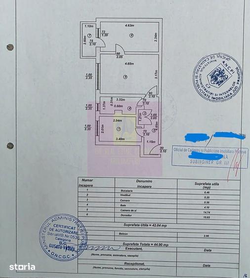 Apartament cu 2 camere în Central