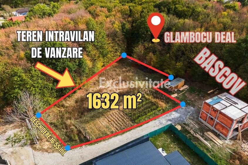 Teren Construcții intravilan de 1632 mp, în Big-Bascov