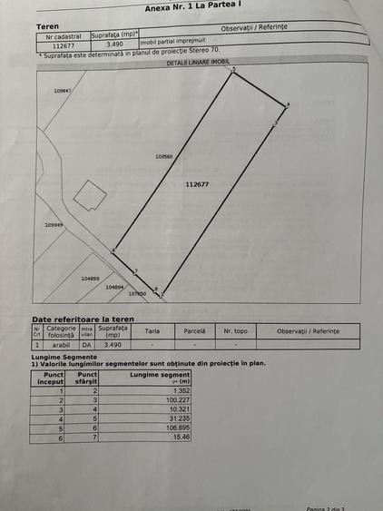 Teren de 3490 mp, în Exterior Vest
