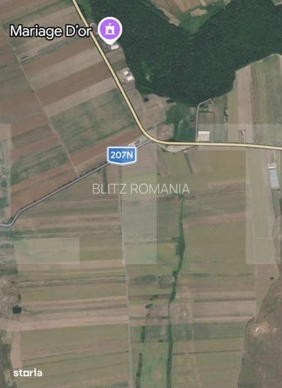 Teren extravilan, 5000 mp, cu 20 ml deschidere - Cristesti