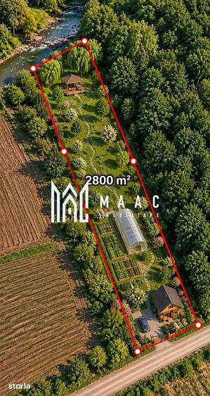 Teren de 2800 mp, în Roșia